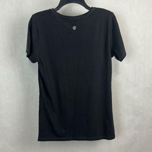 Life Is Good Womens Tshirt Sz Medium Gray Short Sleeve SPREAD GOOD VIBES PEACE L - Picture 3 of 7